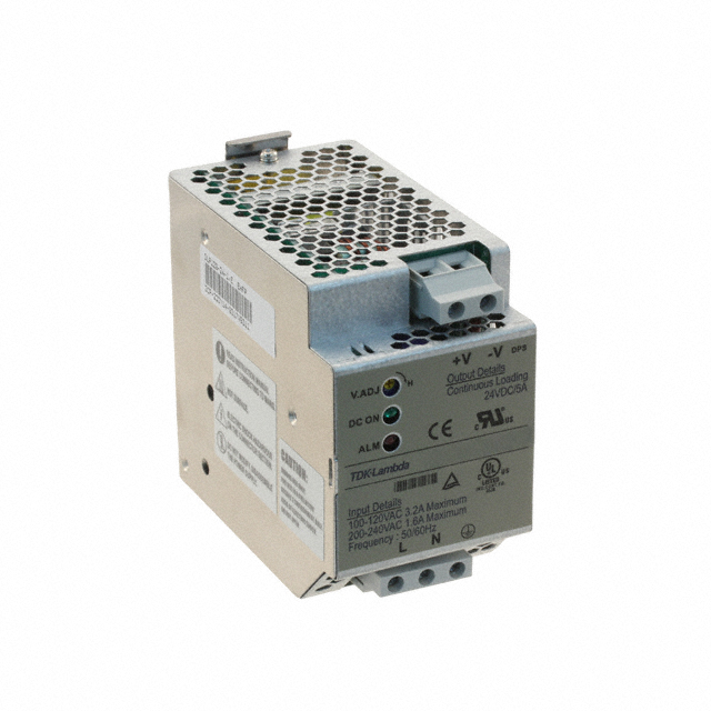 【DLP75-24-1/E】AC/DC DIN RAIL SUPPLY 24V 75W